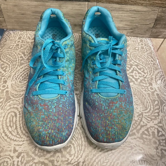 Skechers GOGA GOwalk 3 Multi Color Athletic Walking Women's Sneakers. Size 10 - Picture 1 of 9